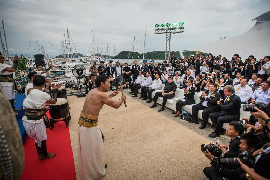 Drummers and dancers at the Opening Ceremony. Thailand Yacht Show 2016. © Thailand Yacht Show 2016